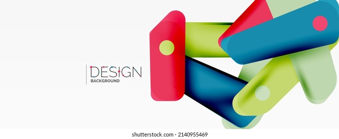 Papel de pared geométrico mínimo tecnológico. Fondo creativo abstracto. Ilustración vectorial de franjas de estilo de cinta para fondo de carteles de fondo o página de aterrizaje