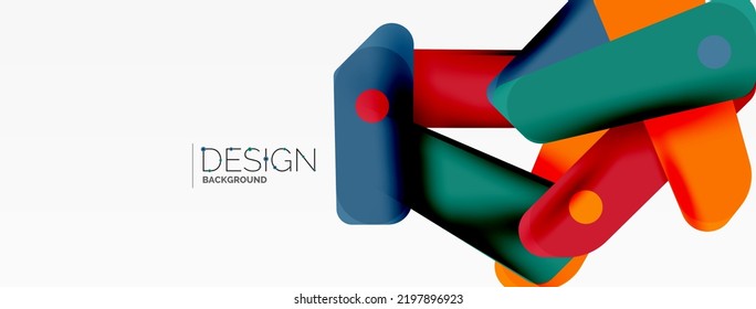 Papel de pared geométrico mínimo tecnológico. Fondo creativo abstracto. Ilustración vectorial de franjas de estilo de cinta para fondo de carteles de fondo o página de aterrizaje