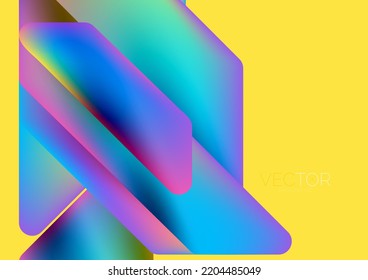 Tech minimal geometric wallpaper. Creative abstract background. Vector illustration for wallpaper banner background or landing page