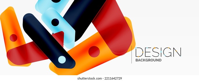 Papel de pared geométrico mínimo tecnológico. Fondo creativo abstracto. Ilustración vectorial de franjas de estilo de cinta para fondo de carteles de fondo o página de aterrizaje