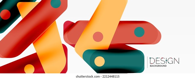 Papel de pared geométrico mínimo tecnológico. Fondo creativo abstracto. Ilustración vectorial de franjas de estilo de cinta para fondo de carteles de fondo o página de aterrizaje