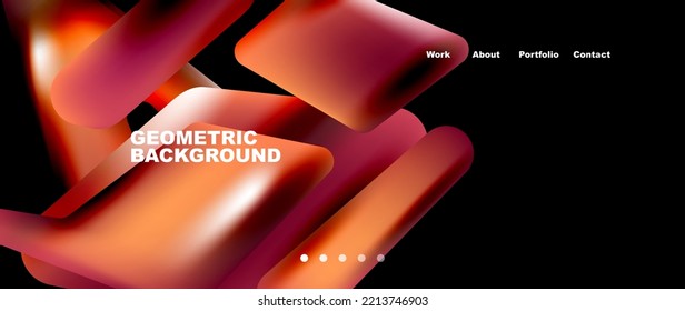 Papel de pared geométrico mínimo tecnológico. Fondo creativo abstracto. Ilustración vectorial para fondo de banner de fondo o página de aterrizaje de papel pintado