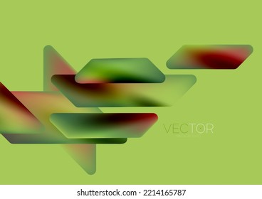 Tech minimal geometric wallpaper. Creative abstract background. Vector illustration for wallpaper banner background or landing page