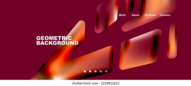 Papel de pared geométrico mínimo tecnológico. Fondo creativo abstracto. Ilustración vectorial para fondo de banner de fondo o página de aterrizaje de papel pintado
