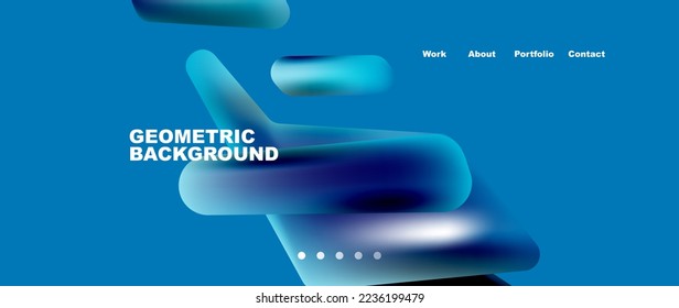 Tech minimal geometric wallpaper. Creative abstract background. Vector illustration for wallpaper banner background or landing page