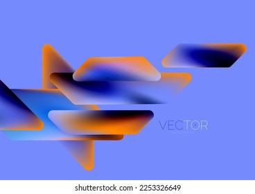 Tech minimal geometric wallpaper. Creative abstract background. Vector illustration for wallpaper banner background or landing page