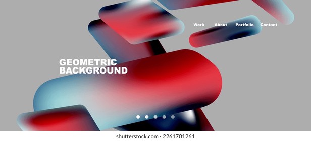 Papel de pared geométrico mínimo tecnológico. Fondo creativo abstracto. Ilustración vectorial para fondo de banner de fondo o página de aterrizaje de papel pintado