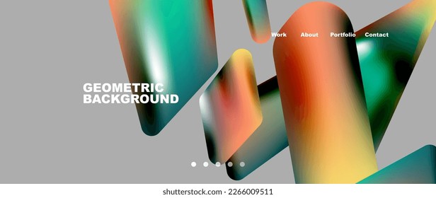 Papel de pared geométrico mínimo tecnológico. Fondo creativo abstracto. Ilustración vectorial para fondo de banner de fondo o página de aterrizaje de papel pintado