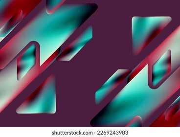 Tech minimal geometric wallpaper. Creative abstract background. Vector illustration for wallpaper banner background or landing page