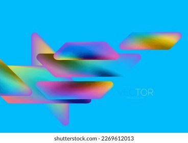 Tech minimal geometric wallpaper. Creative abstract background. Vector illustration for wallpaper banner background or landing page