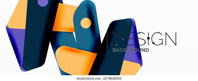 Technisch minimale geometrische Tapete. Kreativer abstrakter Hintergrund. Streifen im Baustil, Vektorgrafik für Bildschirmhintergrund oder Landeeite