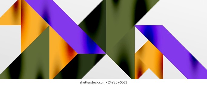 Tech minimal overlapping triangle shapes elements geometric graphic pattern