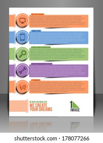 Tech Multipurpose Business Back Flyer Template.