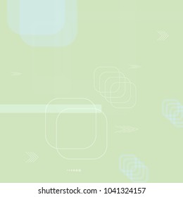 Tech Pattern. Light Square Technology Background with Frames, Squares, Dots, Arrows and Lines. Modern Abstract Texture for Wallpaper, Applications, Web. Modern Digital Texture. Vector.