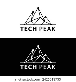 Tech Peak logo post design