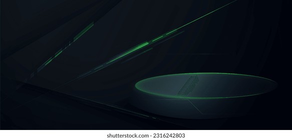 fondo de producto tecnológico, banner tecnológico, concepto corporativo moderno. Ilustración vectorial para empresas, antecedentes de alta tecnología y fondo técnico de base