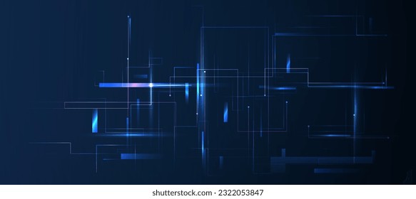 technologischer Hintergrund , technisches Banner, modernes Unternehmenskonzept. Vektorgrafik für Unternehmen, High-Tech-Hintergrund und Stand-Tech-Hintergrund