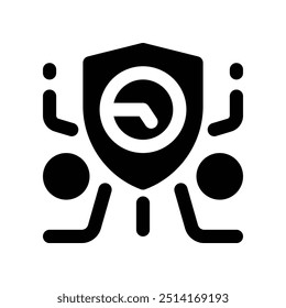 Symbol für technischen Schutz. Vektorsymbol für Ihre Website, Ihr Handy, Ihre Präsentation und Ihr Logo-Design.
