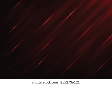 Tech red dark art pattern line graphics background vector illustration.
