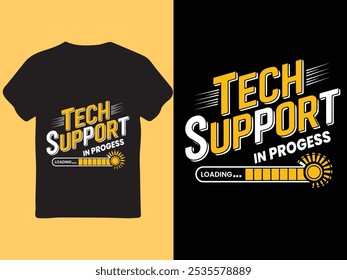 Tech Related typography t-shirt design