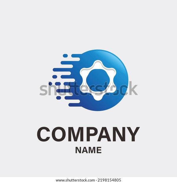 Tech repair logo designs template, Circle
Technology logo template.