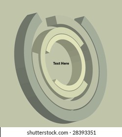 Tech ring  1  vector