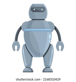 Tech robot icon cartoon vector. Cute android. Futuristic monster