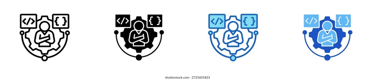 Tech Savvy  Icon Set Multiple Style Collection
