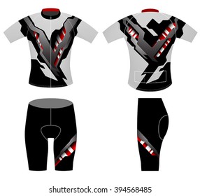 Tech scene on sports t-shirt vector on a white background
