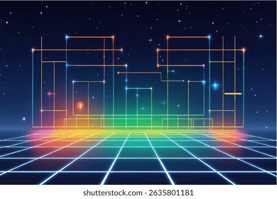 Projeto de pano de fundo do Fórum de Conferência de Ciência Técnica