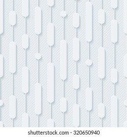 Tech seamless pattern. 3d seamless background. Vector EPS10.