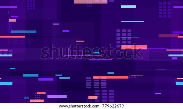 Tech Seamless Texture with Neon Rays and\
Stripes. Night Urban Streets Background with Bright Traffic Car\
Lights. Print Design Pattern with Light Traces. Cover Futuristic\
Night Road Texture.
