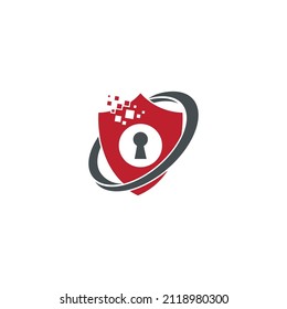 Tech Security Guard Logo Design Vector Stock Vector (Royalty Free ...