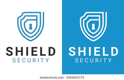 Tech Security Shield Logo Design Security Shield Lock Cyber Security Template