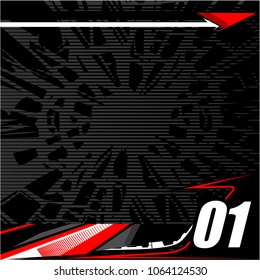tech shape background. vector racing graphic