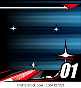 tech shape background. Vector Racing Graphic 