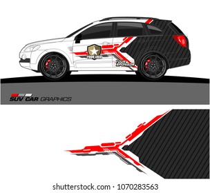 tech shape with grunge background car Graphics for SUV vinyl wrap 