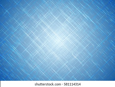 Tech shiny abstract blue background. Geometric vector design