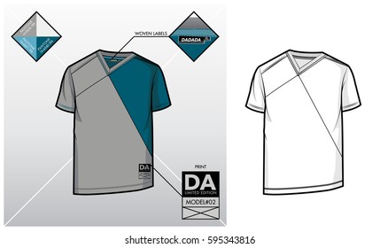 Tech sketch of a T-shirt (DA collection)