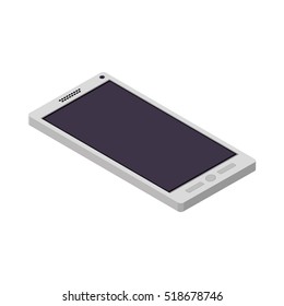 tech smartphone with buttons lying down