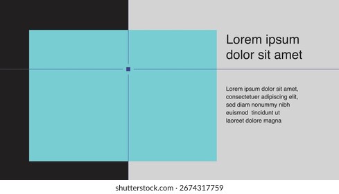 Tech social media template design eps
