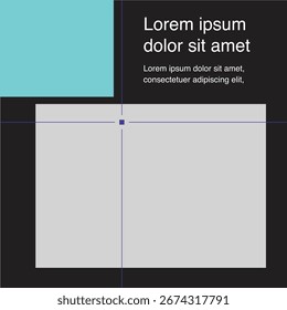 Tech social media template design eps