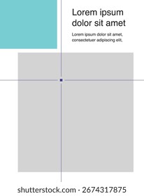 Tech social media template design eps