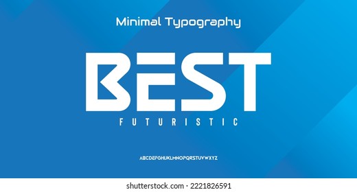 Tech sports fonts. A professional typeface for your company. Logo design based on modern gaming font.