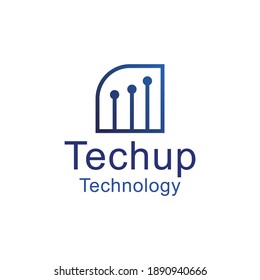 A Tech Startup Logo For A Digital App Company