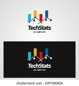 Tech Stats Logo Designs Template