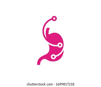 Tech Stomach logo vector template, Creative stomach logo design concepts