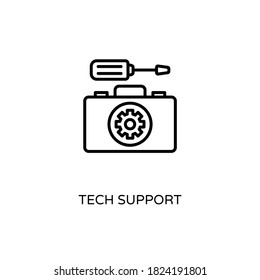Tech Support icon in vector. Logotype