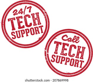 Tech Support Stamps