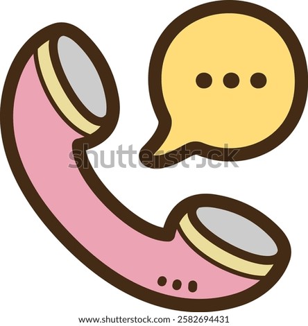 Tech support vector doodle illustration and graphic